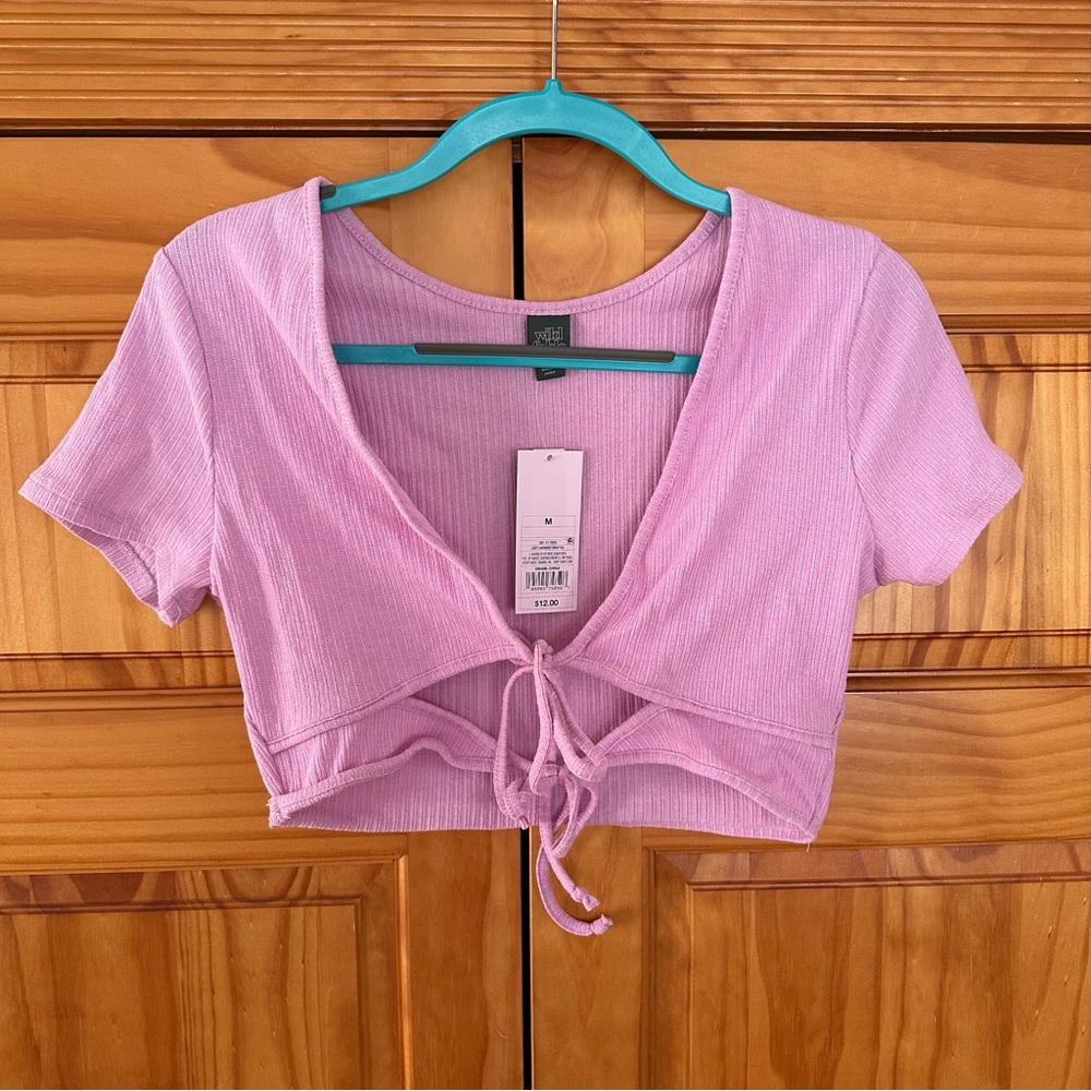 Wild Fable Crop Top Lavender Medium